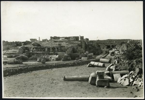 Sabratha - Scavi archeologici al Tempio di Giove.