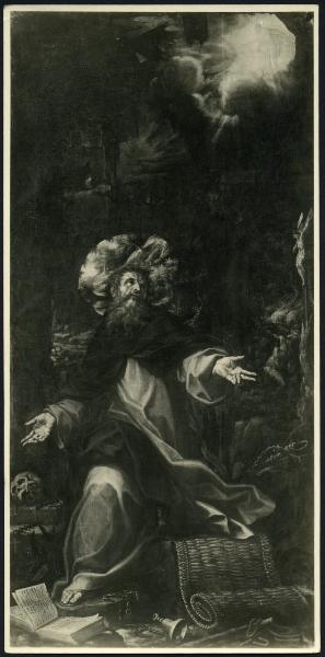 Rho - Santuario della Madonna dei Miracoli. Rodolfo Cunio, S. Antonio Abate, dipinto ad olio (XVII sec.).