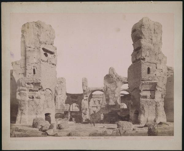 Roma - Terme di Caracalla. Veduta del tepidarium (212-17 d.C)..