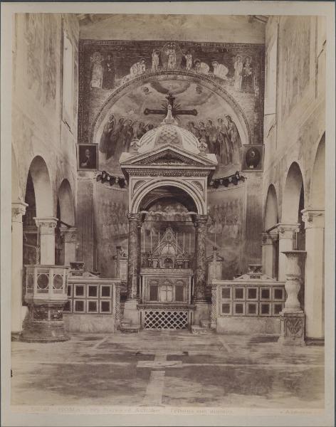 Roma - Chiesa dei SS. Nereo e Achilleo - Interno - Zona absidale