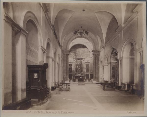 Roma - Basilica di S. Pudenziana - Navata centrale