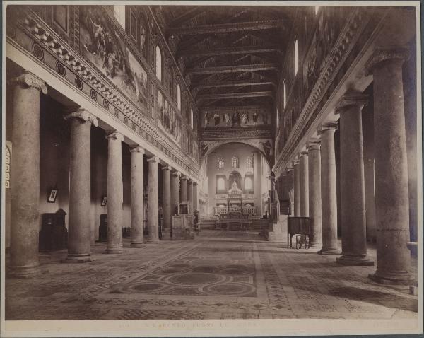 Roma - Basilica di S. Lorenzo fuori le mura - Navata centrale