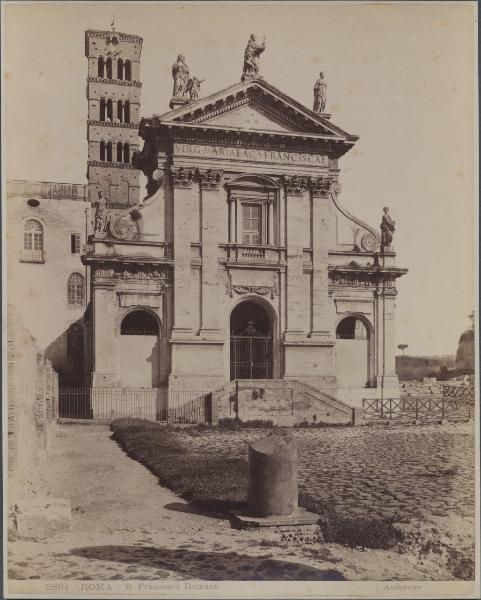 Roma - Chiesa di S. Francesca Romana - Facciata