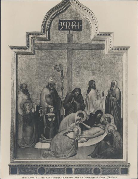 Dipinto - Compianto sul cristo morto - Giottino - Firenze - Galleria degli Uffizi