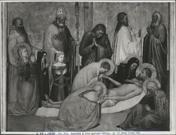 Dipinto - Compianto sul Cristo morto - Giottino - Firenze - Galleria degli Uffizi