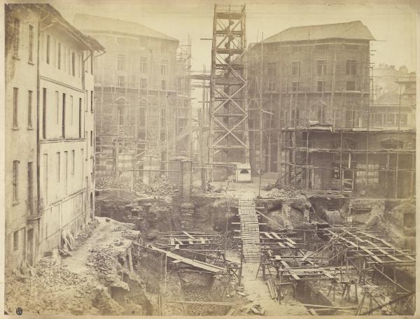 Milano - Galleria Vittorio Emanuele II - Cantiere