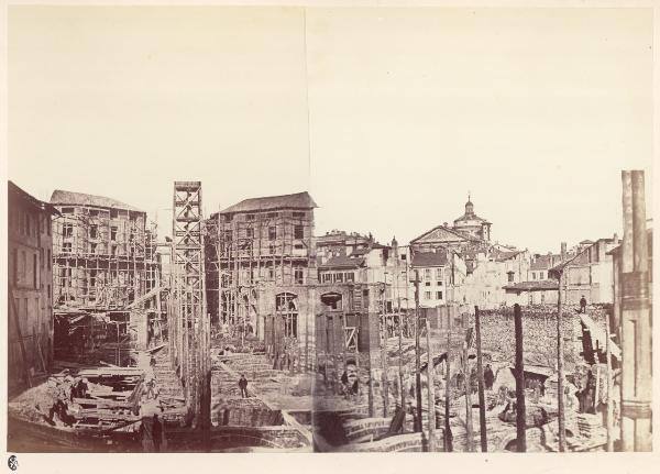 Milano - Galleria Vittorio Emanuele II - Cantiere