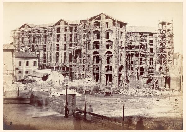 Milano - Galleria Vittorio Emanuele II - Cantiere