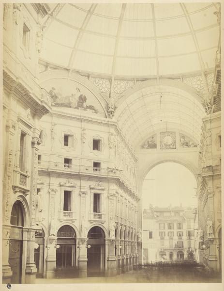 Milano - Galleria Vittorio Emanuele II - Inaugurazione