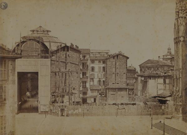 Milano - Galleria Vittorio Emanuele II - Cantiere