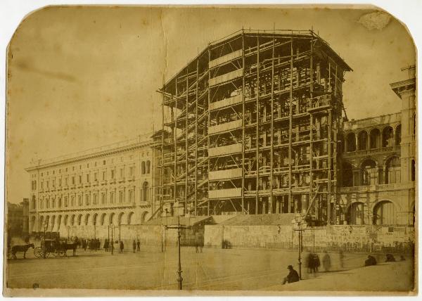 Milano - Galleria Vittorio Emanuele II - Cantiere