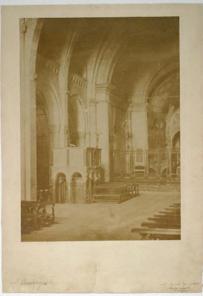 Milano - Sant'Ambrogio - Interno - Pergamo e ciborio