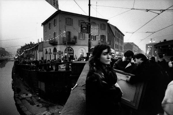 Milano - Naviglio Grande - Mercato dell'antiquariato - Persone