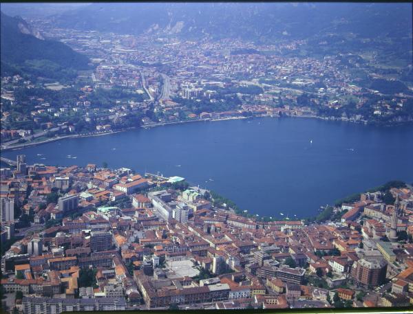 Lecco. Lago. Veduta aerea.