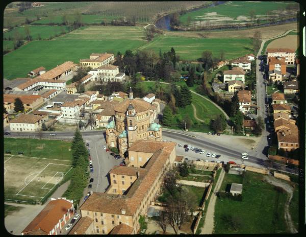 Crema. Santa Maria della Croce. Veduta aerea.