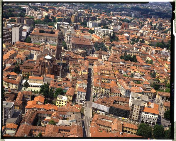 Monza. Centro. Veduta aerea.