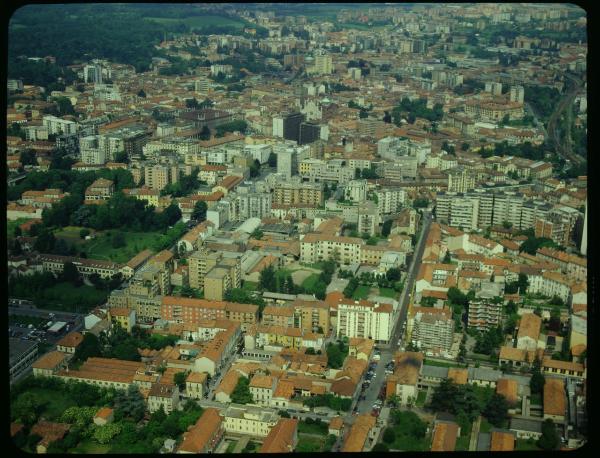 Monza. Centro. Veduta aerea.