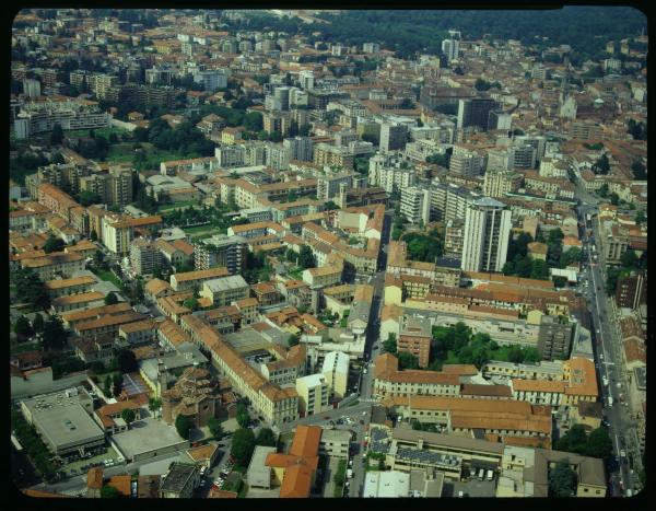 Monza. Centro. Veduta aerea.