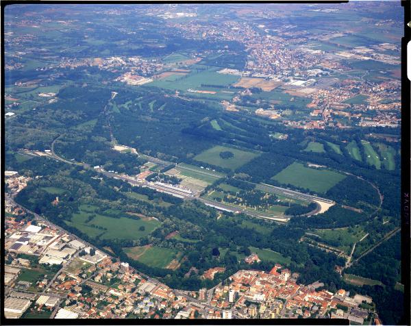 Monza. Autodromo. Veduta aerea.