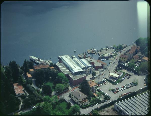 Como. Cantiere navale. Veduta aerea.