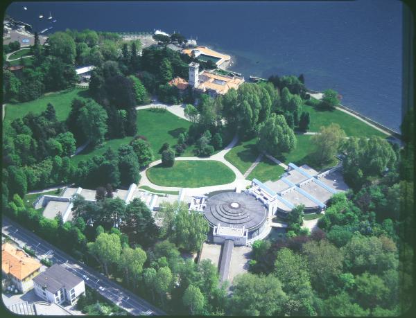 Cernobbio. Villa Erba. Veduta aerea.