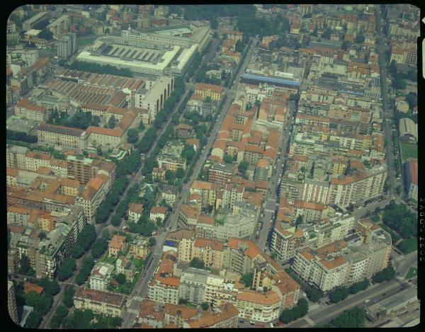 Milano. Zona 19. Veduta aerea.