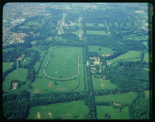 Monza. Autodromo. Veduta aerea.