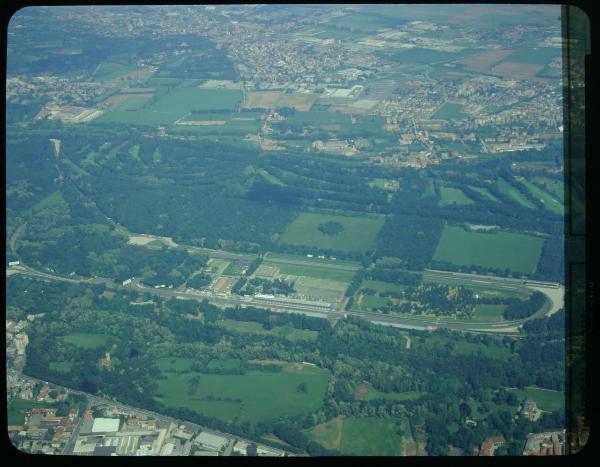 Monza. Autodromo. Veduta aerea.