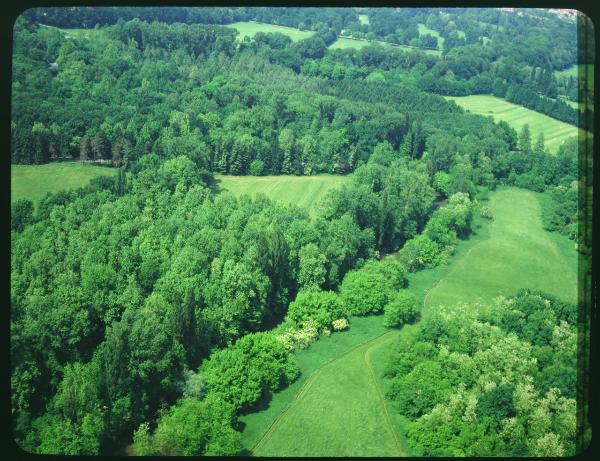 Monza. Parco. Veduta aerea.