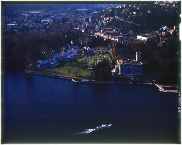 Cernobbio. Villa Erba. Veduta aerea.