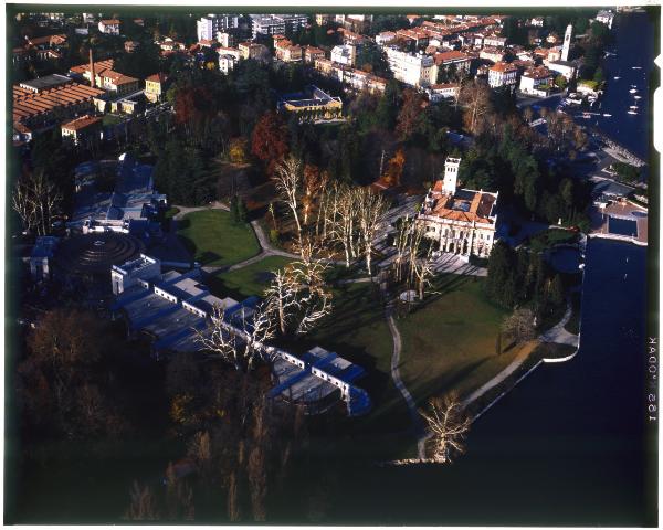 Cernobbio. Villa Erba. Veduta aerea.