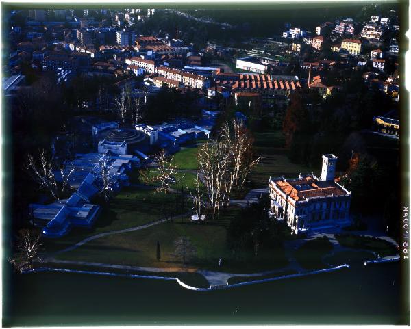 Cernobbio. Villa Erba. Veduta aerea.