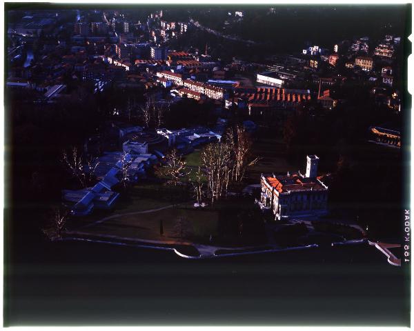 Cernobbio. Villa Erba. Veduta aerea.