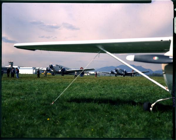 Venegono. Aeroclub Varese. Campo volo. Aerei.