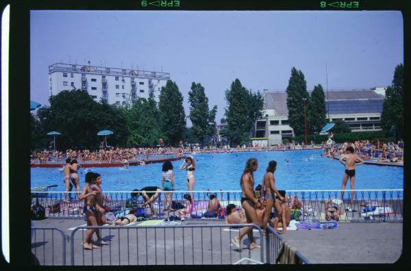 Milano. Piazzale Lotto. Lido di Milano. Piscina. Veduta.