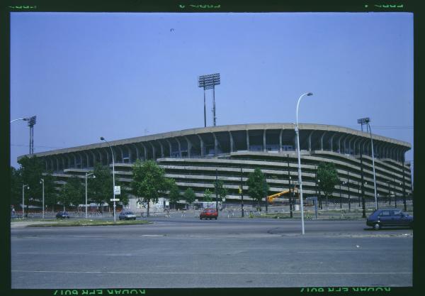 Milano. Piazzale Axum. Stadio Meazza. Veduta.