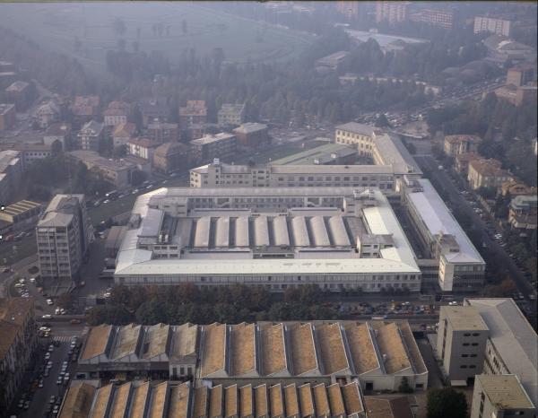 Milano. Stabilimento Italtel in via Monte Rosa. Veduta aerea.