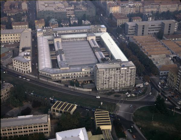 Milano. Stabilimento Italtel in via Monte Rosa. Veduta aerea.