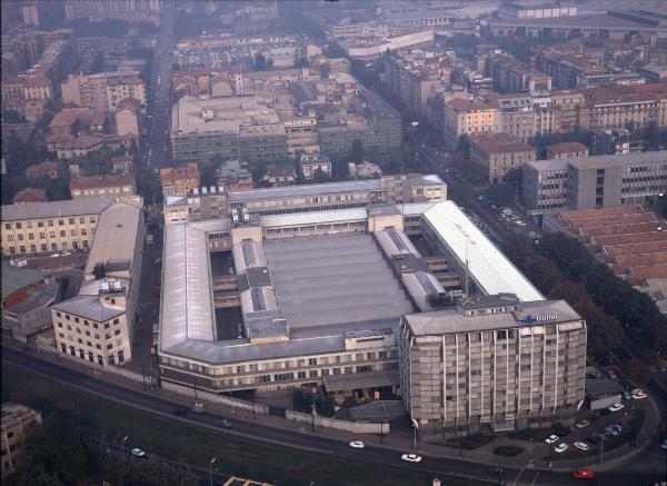 Milano. Stabilimento Italtel in via Monte Rosa. Veduta aerea.