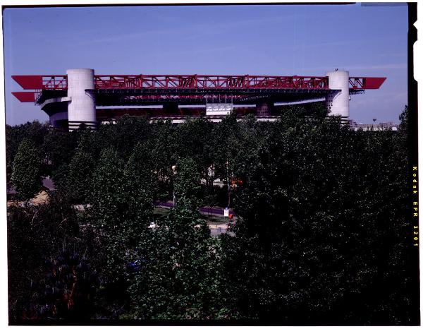 Milano. Stadio Meazza. Veduta orizzontale.