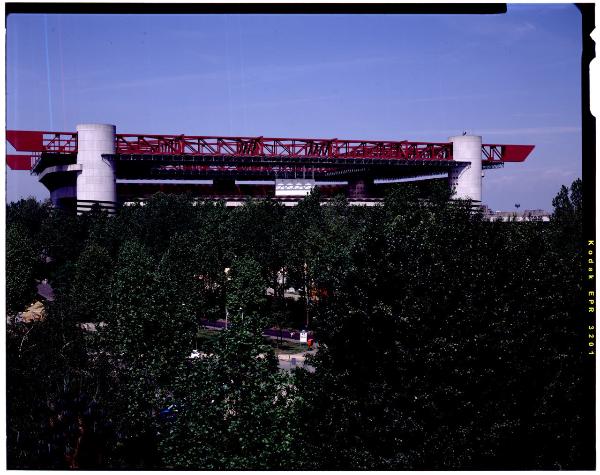 Milano. Stadio Meazza. Veduta orizzontale.