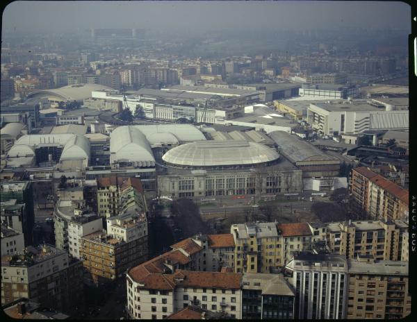 Milano. Fiera di Milano. Padiglione 31. Veduta aerea