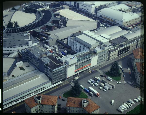 Milano. Fiera di Milano. Porta Giulio Cesare. Veduta aerea.