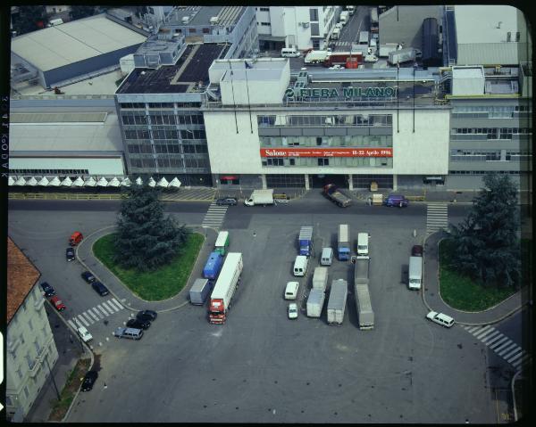 Milano. Fiera di Milano. Porta Giulio Cesare. Veduta aerea.