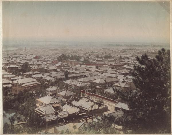 Giappone - Prefettura di Hyogo - Veduta di Kobe - "Meisho"