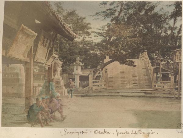Giappone - Osaka - Santuario di Sumiyoshi - Ponte Soribashi - Complesso del tempio - Veduta animata