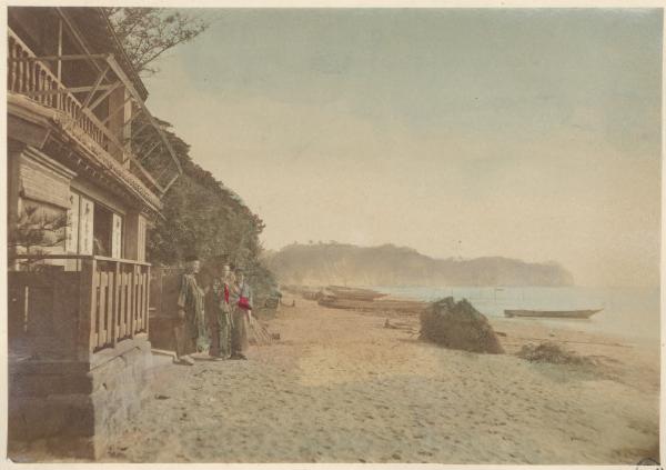 Giappone - Veduta dell'Isola di Enoshima - Spiaggia - "Meisho"