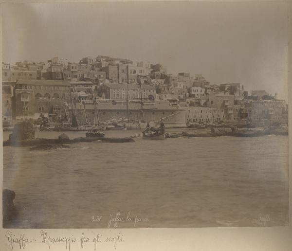 Palestina/Israele - Jaffa - Porto - Abitazioni - Barche a vela - Barche da pesca