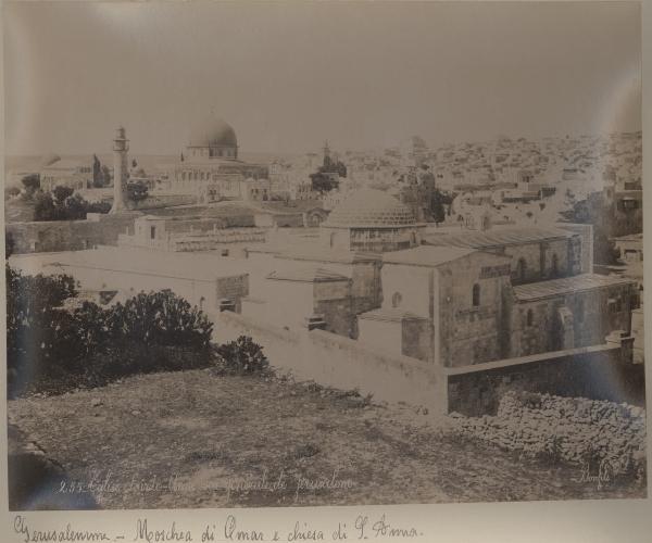 Palestina/Israele - Gerusalemme - Cupola della Roccia o Moschea di Umar - Chiesa di S. Anna - Esterno