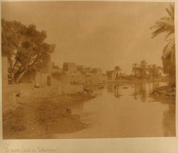 Egitto - Luxor - Fiume Nilo - Abitazioni